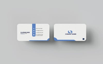 Современный креативный дизайн визитной карточки