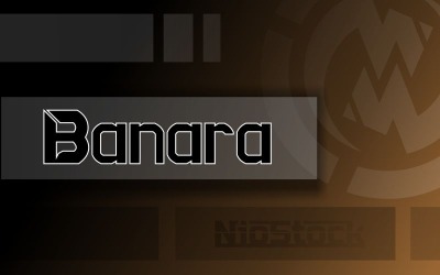 Banara - Font Design san serif rodina písem