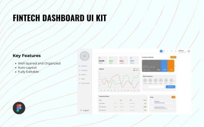 FinEdge - Fintech Panosu Kullanıcı Arayüzü Kiti