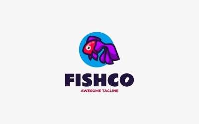 Fishco Simple Mascot Logo 5