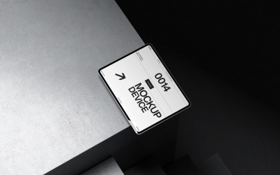 Minimalistyczny projekt makiety tabletu w formacie PSD