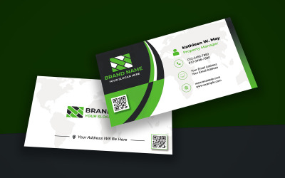 Multipurpose Business Card Template - E-card - Visiting Cards 805