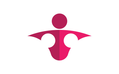 Adoptionsbetreuungs-Community-Netzwerk und soziales Logodesign v.7