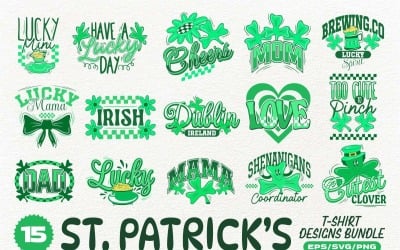 Pacchetto di design per magliette di San Patrizio