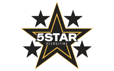 Um logotipo para um restaurante 5 ESTRELAS