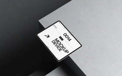 Design di presentazione di mockup di tablet minimalista