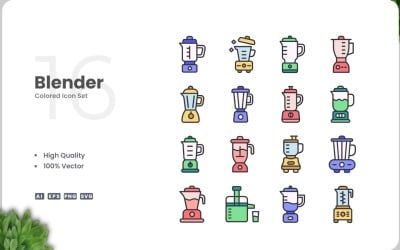 16 set di colori per le icone di Blender