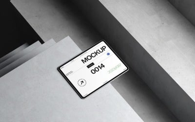 Modello di mockup per dispositivo tablet moderno