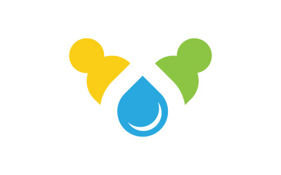 Modello di progettazione del logo della comunità sociale di assistenza sicura v.15