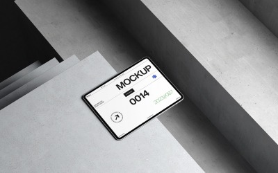Moderne Mockup-Vorlage für Tablet-Geräte