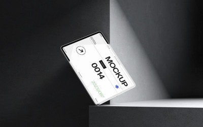 Yüzen Tasarım Tablet Ekranı Maketi