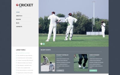 Cricket Responsive WordPress Theme