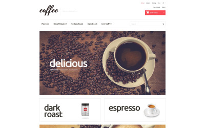 PrestaShop téma Coffee Maniacs