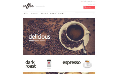 Reszponzív Coffee Maniacs PrestaShop Theme PrestaShop sablon 50110
