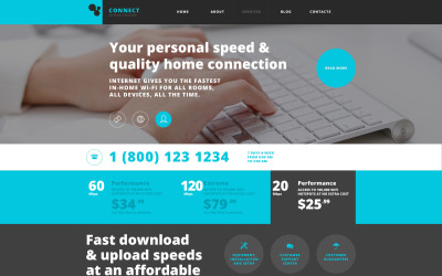 Template Drupal para Internet