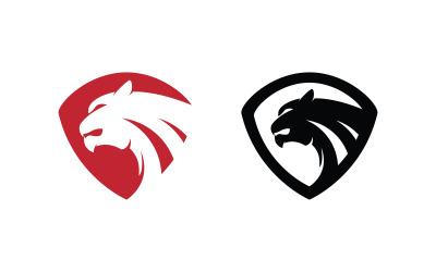 Puma-Logo-Design, Vektorgrafik-Design-Vorlage v.2