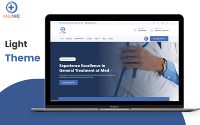 MedHC – Modèle de site Web réactif multipages pour le secteur médical et des soins de santé