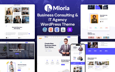 Mloria — WordPress тема для бизнес-консалтингового и ИТ-агентства