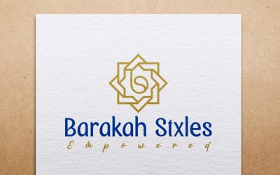 Modelo de logotipo exclusivo Barakah