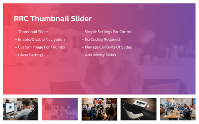 RRC Thumbling - Enkel Elementor-widget