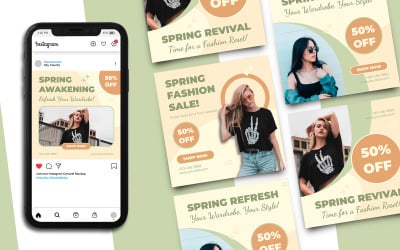 Fashion Sale Instagram Post Template 681