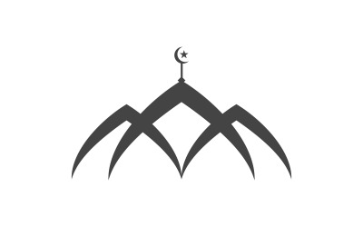 Moslem, symbol, element, vektor, abbildung, design, schablone, v.9