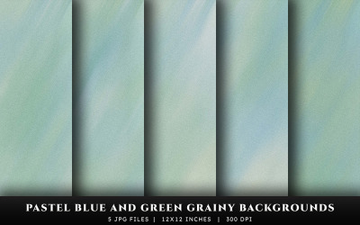 Sfondi con texture granulosa blu e verde pastello