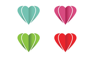 Beauty cute Love Vector icon illustration design v.10