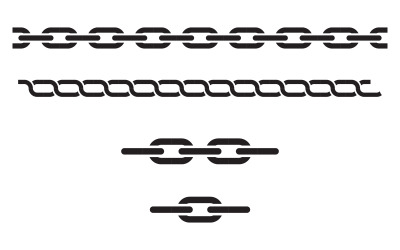 Business corporate abstract unity chain illustration design template v.1