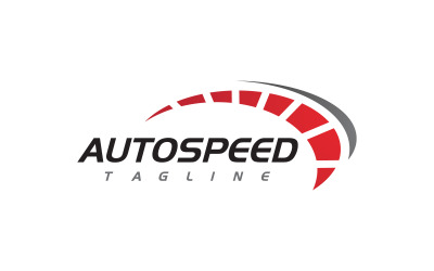Ikona prędkościomierza Race Sport do ilustracji logo samochodu v.8
