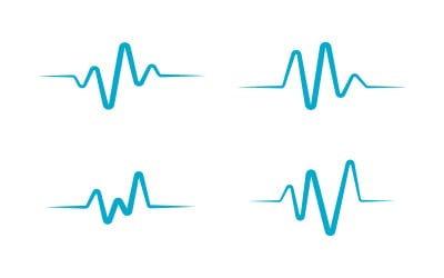 Medical  Pulse heartbeat line icon Vector illustration v.2