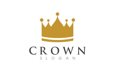 Prinzessin Krone des Königs Logo Vorlage Vektorsymbol v.14