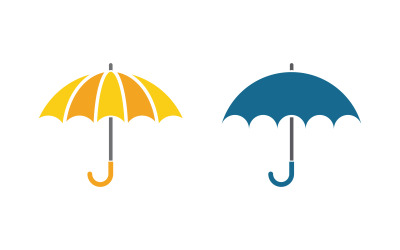 Umbrella safe concept illustration Logo Template design v.1