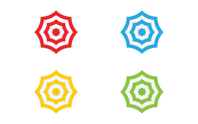 Umbrella safe concept illustration Logo Template design v.5