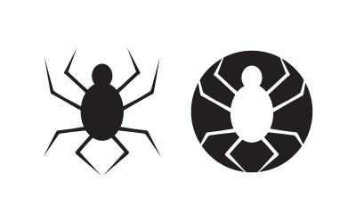 Designvorlage für Spinnen-Logo-Illustration v.3