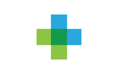 Diseño de ilustración vectorial del logotipo del icono médico saludable v.3