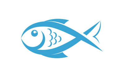 Fisch-Symbol-Illustration Logo-Design-Vorlage v.10