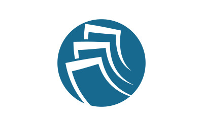 Ikona finansów biznesowych Logo projektu ilustracja v.2