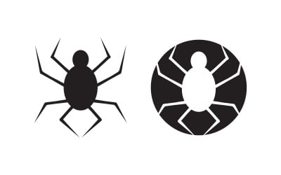 Spider Logo illustration design template v.3