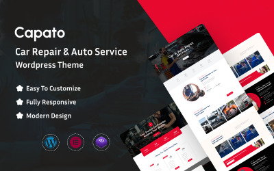 Capato - Autoservis & Auto Services Téma WordPress