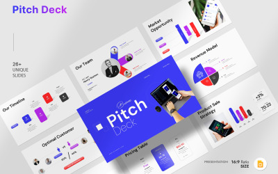 Business Pitch Deck Google Slide-Vorlage