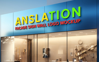 Logo mockup 3d realistic psd free
