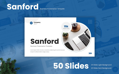 Sanford - İş Google Slayt Şablonu