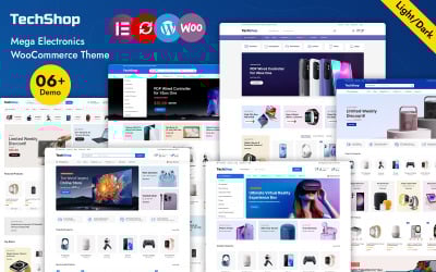 TechShop - Téma WordPress TechStore WooCommerce