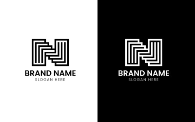 Логотип компании Letter N line-807