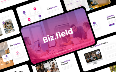 Bizfield - бізнес-шаблон презентації Powerpoint