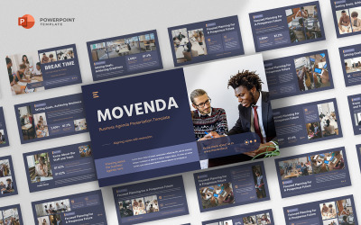 Movenda - Plantilla de PowerPoint para consultoría empresarial