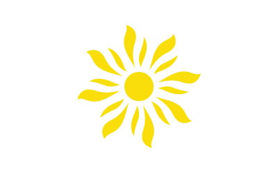 Sun concept Vector illustration Icon Logo Template design v.2