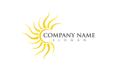 Sun concept Vector illustration Icon Logo Template design v.6