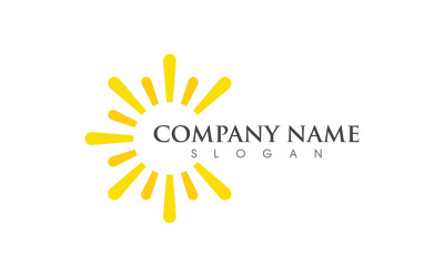 Sun concept Vector illustration Icon Logo Template design v.8